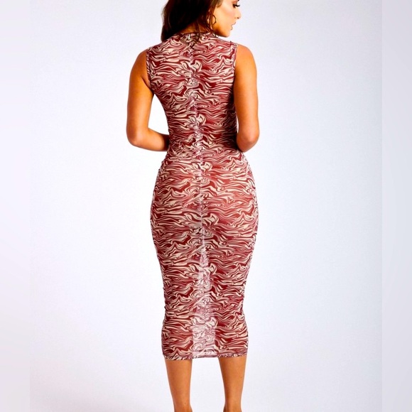 MESHKI / Bonnie Sleeve / Maxi Dress / X-Small / Wine Color / New With Tag 🏷️ - Picture 11 of 13